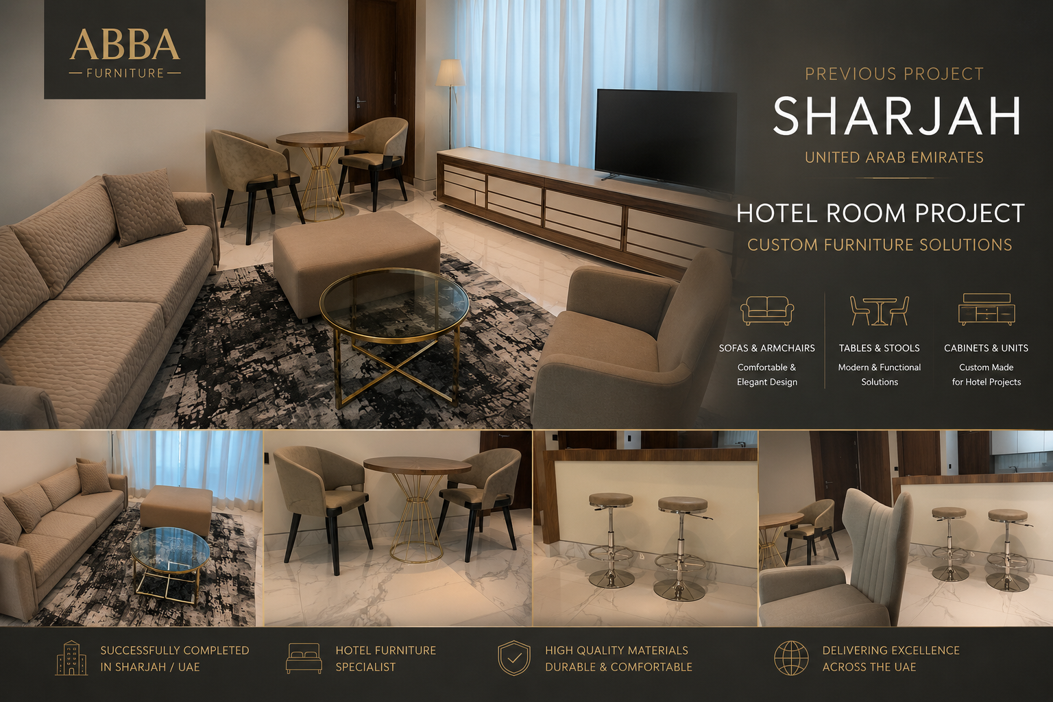 Sharjah, BAE – 72 Odalı Otel Projesi